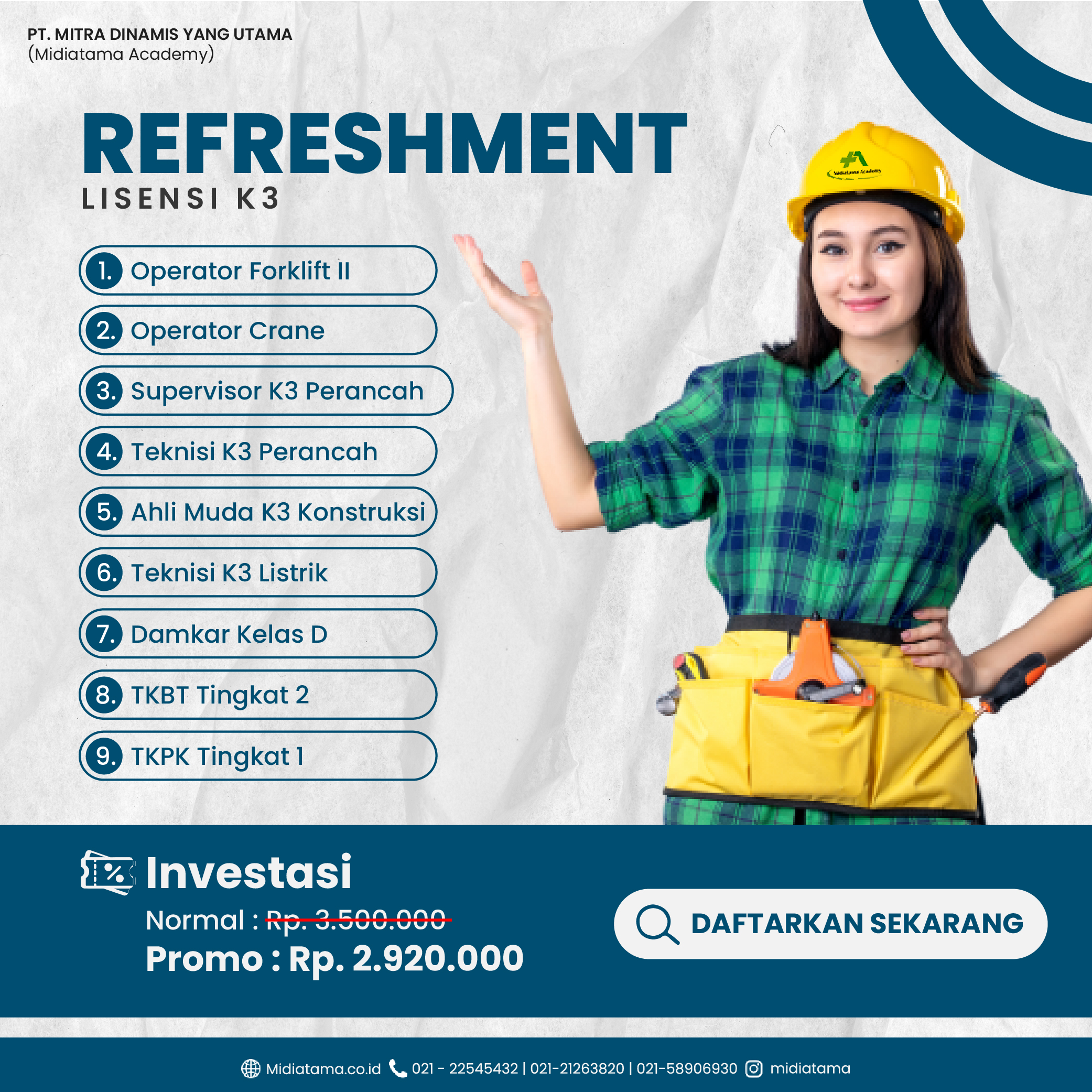 Refresfment Lisensi K3 Kemnaker RI